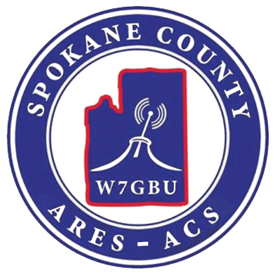Spokane County ARES RACES logo dash